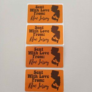 💙100 New Jersey- Shipping Labels Thermal Packaging Stickers 2.25"x1.25"